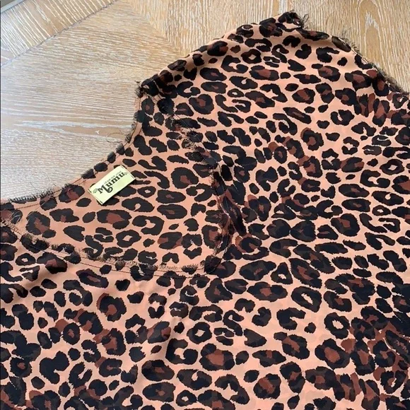 SHOW ME YOUR MUMU Leopard Sheer Soaree Tunic O/S - Picture 5 of 10